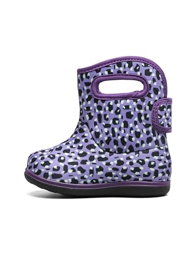 Baby Bogs II-Joyful Jungle (Toddler) Rain Boot, Purple Multi, 4 US Unisex