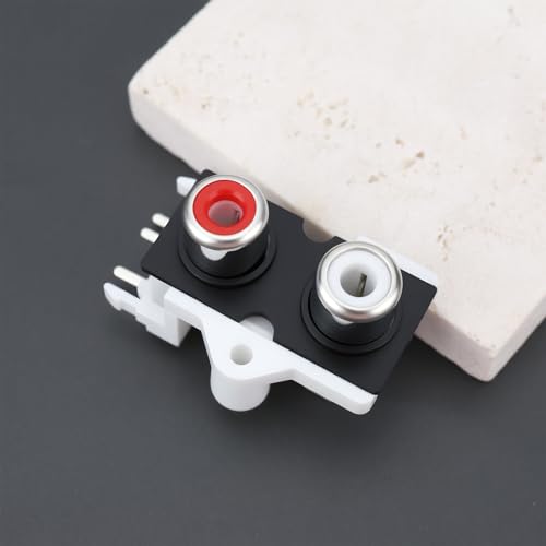 5 piezas Conector RCA Macho ECSiNG AV-2-8.4-9 miniatura 6