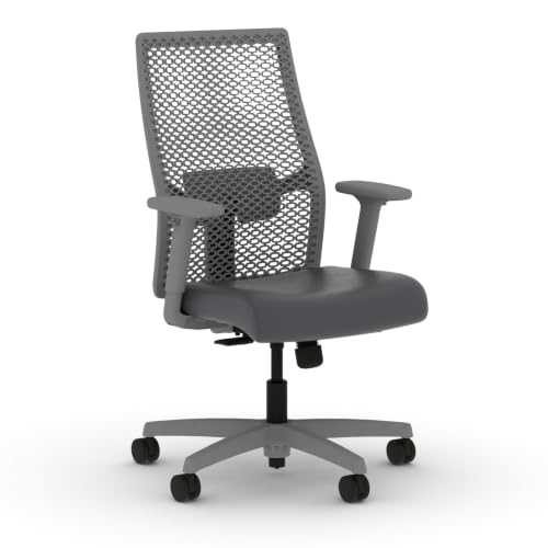 Image of HON Ignition 2.0 ReActiv Ergonomic Office Chair, Lumbar Support, Graphite
