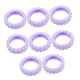 Yardenfun 8 Piezas Fundas Protectoras para Ruedas de Equipaje Silicona Antideslizante y Amortiguadora Cubiertas Silenciosas para Maletas de Ruedas Giratorias Resistentes y para Viajes