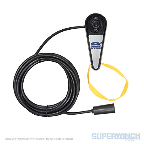Superwinch 2272 Replacement Remote Control (with 15' Cable) | for S3000/3500/4000/4500/5500/7500/9000, X9, C1000 Winches | 1 Pack