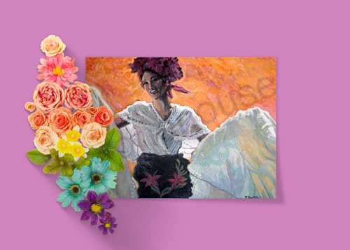 Image of Stonehouse Collection | 10 Mexican Dancer Note Cards | Southwest /Mexico | USA Made | Set of 10 Mexico Thank You, Blank Note Card (The Dancer)