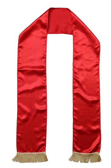 luxurion world Red plain unisex silk stole bring timeless elegance, making every wedding, anniversary, birthday, or celebration special by welcoming guests with warmth and grace-picture-48