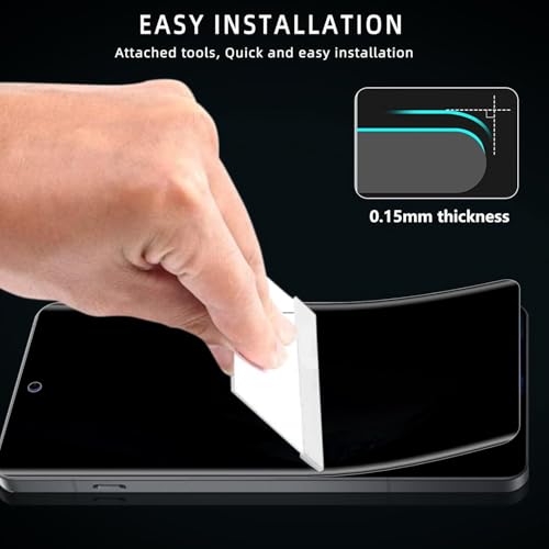 Image of SHILD Silicone Privacy Screen Protector (Pack of 2) for OnePlus 13R | Edge-to-Edge Anti-Spy Protection | HD Clarity | Easy Application | Fingerprint Unlock Compatible | Full Screen Coverage
