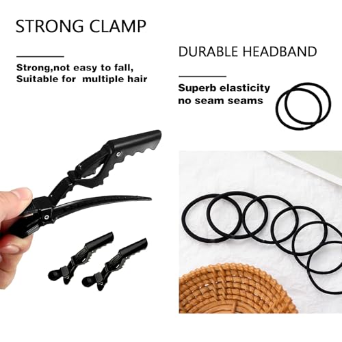 JARCOE Kit de coloração de cabelo com 25 peças, kit de tingimento profissional de salão de beleza, c