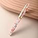Hongdian N9 Fountain Pen, Long Blade Medium Nib Gold Trim, Fresh Candy Color & Acrylic Design with Converter and Metal Pen Box Set