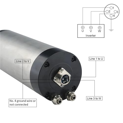 Moteur de refroidissement à eau ER11 pour équiper une machine à graver - 4