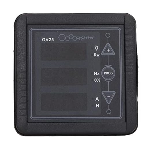 Generator Digital Meter, Heat Resistant 85‑265V Ammeter for Frequency for Cumulative Runtime