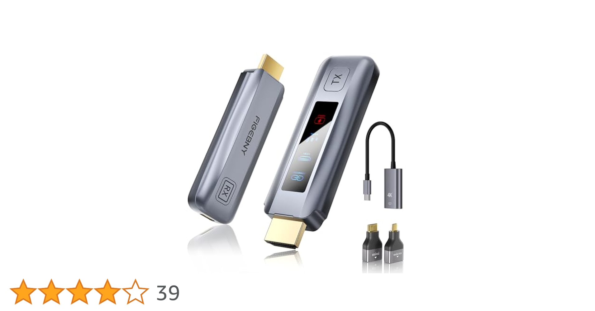 FIGEBNY 無線HDMI送信機と受信機キット Amazon | FIGEBNY hdmi