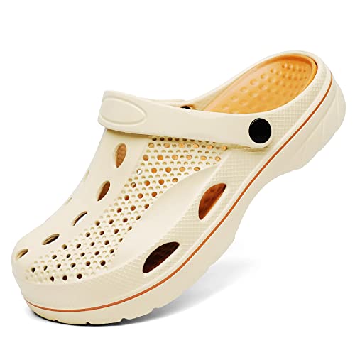 Image of SOSOWHLTE Men's & Women's Arch Support Clogs Garden Shoes Removable Insole