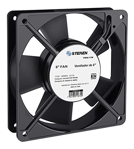 Accesorios De Computadoras, Personal Computer Steren Ventilador metálico de 6”, 115 Vca VN6A-117M