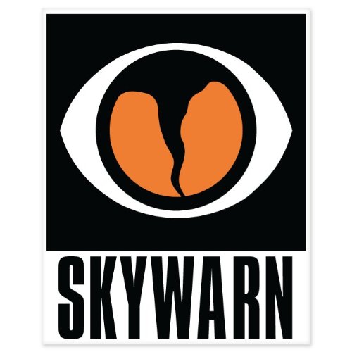 Skywarn Tornado car Bumper Sticker Window Decal 5