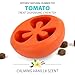 Jeffers Pet Natural Rubber Dog Chew Toy – Red Tomato, Small - Treat Dispensing, Vanilla Scent, Durable, Non-Toxic, Dishwasher Safe, Interactive Fetch & Tug Toy - Perfect for Training Medium Chewers