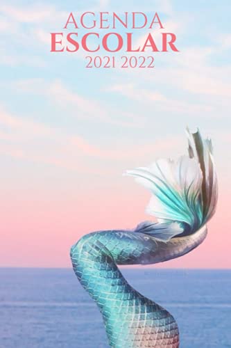 Agenda Escolar 2021-2022 Sirena: Planificador escolar día por página Sirena-calendario |...