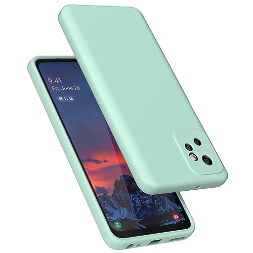 Coque Moto G Power 2023 silicone liquide antichoc protégeant l'appareil photo