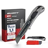 HASKYY Kit 2 Taglierini Pro 18mm + 20 Lame SK5 Segmentate - Sistema Cambio Rapido...