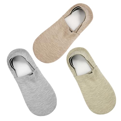 Gatuida 3 Pairs Women Invisible Socks Comfortable Low Cut Short Socks for Running Breathable Fashion