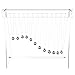 Newtons Cradle Pendulum Wave, with 12 Stainless Steel Balls, Serpentine Pendulum/Multiple Pendulum/Educational Pendulum/Dynamic Pendulum/Variable Length Pendulum/Periodic Pendulum