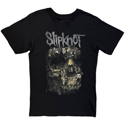 Rockoff Trade Skull Group T-Shirt, Noir-Noir, x-Large Homme