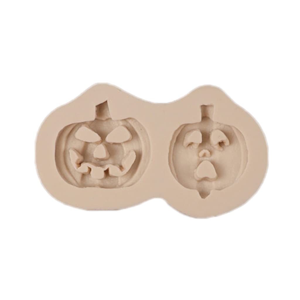 MALSSE Fondant Mold Baking Molds Halloween Silicone Non-stick Cake Candy Creative Baking Gadget 7 Styles Silicone Fondant Molds Small for Cake Decorating