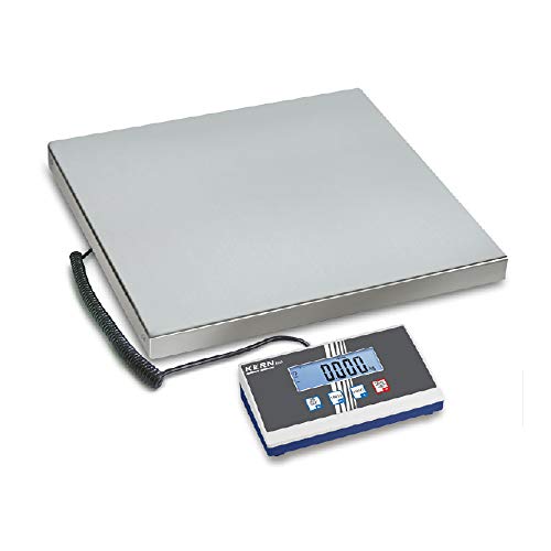 KERN Plattformwaage EOB 300K100L (Wägebereich max. 300 kg, Ablesbarkeit 100 g, Reproduzierbarkeit 100 g, Linearität 200 g, Tierwaage / Paketwaage, inkl. Arbeitsschutzhaube)