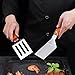 KLAQQED Pfannenwender Grillspachtel Set Edelstahl - Grillwender Spatula für Küche und Grill - Küchenspachtel Metall