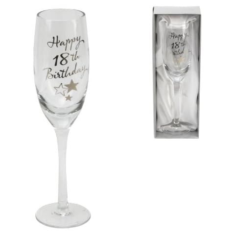 Juliana Happy 18th Birthday Champagne Flute Gift Box Cover