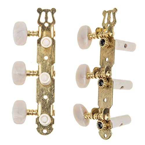 SUPVOX 2pcs Classical Guitar Tuning Gears Guitar Tuning Pegs for Acoustic Tuner Knobs Professional Parts