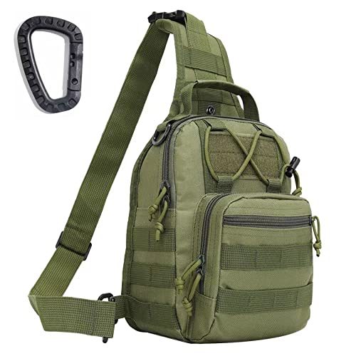 Otdseeker Tactical Sling Bag,Tactical Backpack For Men,Military Edc Bagpack,Mens Shoulder Bag,Daily Sports Bag For Men (Green) #TOP17