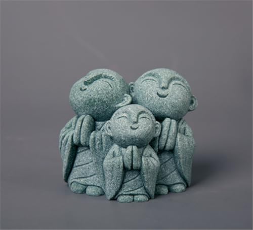 お地蔵さん 和尚さん 禅の意 可愛い 祈り 癒し おじぞうさま守り神みかげ石 縁の良い置き物 御影石 仏像 (禪思のお地蔵様)