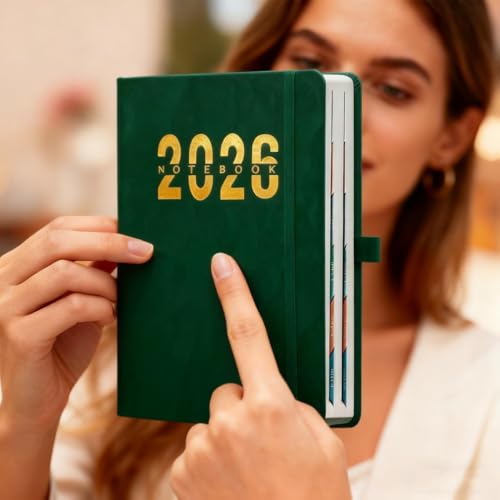 Planificador 2026 mensual A5 organizador con cubierta impermeable antimanchas para uso diario 2