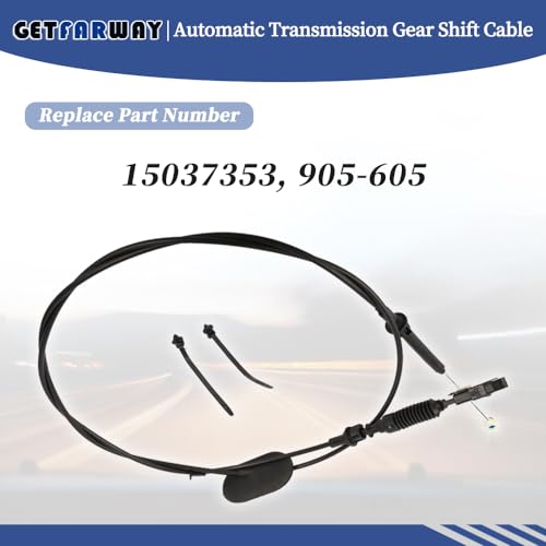 Getfarway 15037353 905-605 Automatic Transmission Gear Shift Cable 15037353 Compatible thumb #2