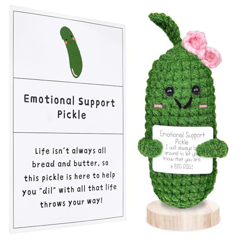 Funny Positive Potato, Linda Muñeca de Tejer de Lana con Tarjeta Positiva, Novedad Suave de La papa de Punto Gracioso para Niños Decoración de Regalos de Cumpleaños de Cumpleaños para Niños (D)