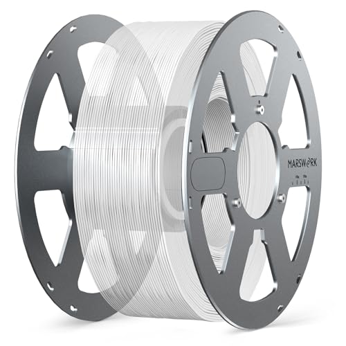MarsWork Aluminum Reusable Spool for Refill Filament, Durable Metal Design with PTFE Ring, Compatible with Bambu Lab 3D Printers