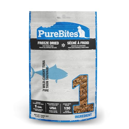 PureBites Tuna Freeze Dried Cat Treats, 1.8 oz | 52G - Super Value Size