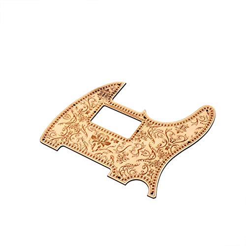 Alnicov Pickguard pour guitare à 8 trous Style floral Humbucker PickGuard de remplacement pour Fd Standard Telecaster… - Les Beatles, Paul McCartney, John Lennon, RIngo Starr, George Harrison Alnicov Pickguard pour guitare à 8 trous Style floral Humbucker PickGuard de remplacement pour Fd Standard Telecaster… – Image 3