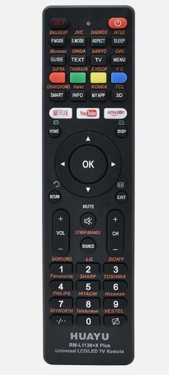 Universal TV Remote Control Compatible with many brands like LG Huawei Samsung TVs, LED LCD,