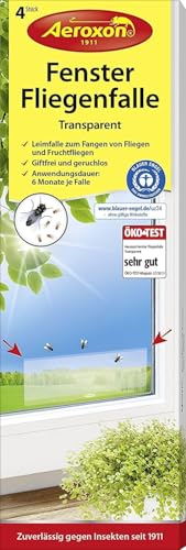 Aeroxon Fensterfliegenfalle transparent 1 Stk
