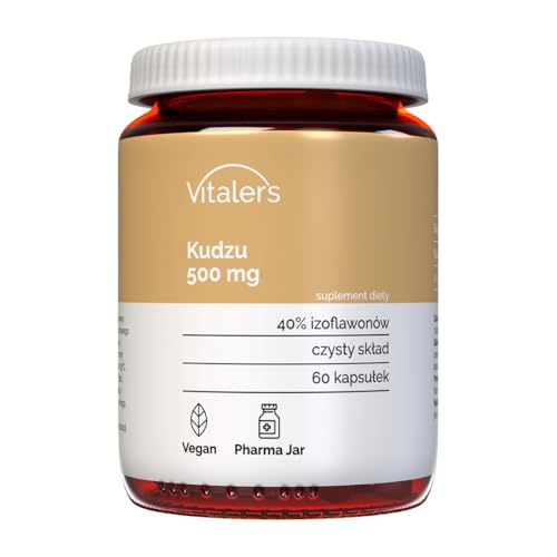 Vitalers Kudzu Root 500 mg - 60 Kapseln Vegan 2 Monate Supplementation Keine Konservierungsstoffe Reine Zusammensetzung