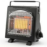 IMEX Gasheizung Camping – 1,7 kW Mobile Zeltheizung mit ODS Sauerstoffmangel-Sicherung & Umkippschutz – Keramik Heizstrahler für Outdoor, Angeln & Notfall (Gasheizung ohne Gaskartuschen)