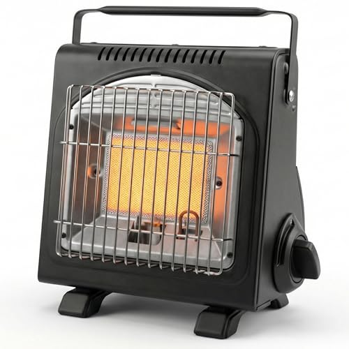 IMEX Gasheizung Camping – 1,7 kW Mobile Zeltheizung mit ODS Sauerstoffmangel-Sicherung...
