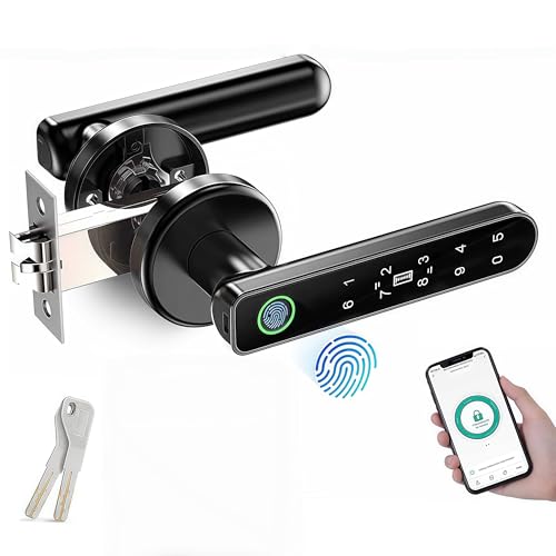 Lista de Chapa Electrica para Puerta disponible en línea para comprar. 41 TEKXDD Cerradura Electrónica - 4 Métodos de Desbloqueo, Protección con Contraseña, Aviso de Batería Baja, Cerradura de Seguridad Fácil de Instalar, APP Compatible con...