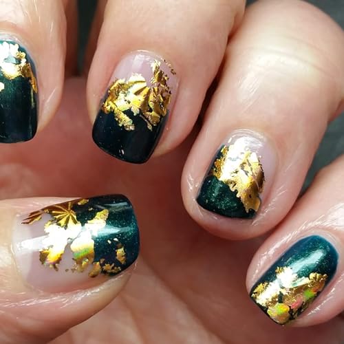 200 Pcs Gold Leaf Sheets, Gold Foil Sheet for Art Leaf Foil Paper for Crafts Resin Arts, Furniture, Canvas, Decorating etc - Image 4