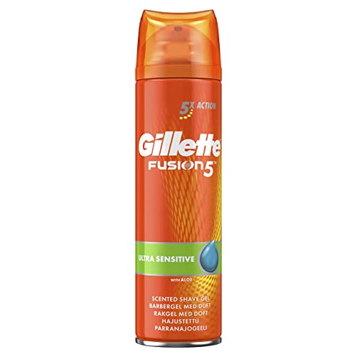 Gillette Fusion5 Ultra Sensitive Men's Shaving Gel 200 ml, Leaves Skin Feeling Clean and Comfortable - image 6