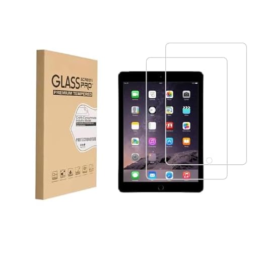 HYGAMOCC Design for Apple 9.7" iPad 6th / 5th / iPad Air 2 / iPad Air 1 Tempered Glass Screen Protector, Anti Scratch, Bubble Free,High Definition(2 Pack)