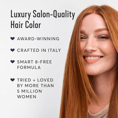 Image of Madison Reed Radiant Hair Color Kit - 6NCG Medium Golden Red with Copper Tones (Sardinia Red), Permanent Hair Dye, Superior Gray Coverage & Dimensional Color | PPD-Free & Ammonia-Free, 2 Pack