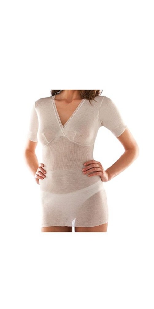 Liabel Confezione 2 Pezzi Maglia Mezza Manica con FORMASENO Donna Pura Lana Art 013/756