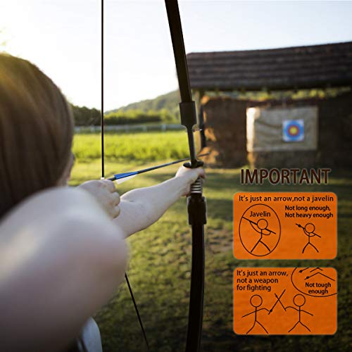 Rtemis 45\" Recurve Bow and Arrows Set Longbow Kit wih Bow Sight–Archery Kit for Adult Beginners Youth Teen Boy Gifts Outdoor Sports Game Hunting Toy