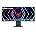 Price comparison product image LG UltraGear Curved OLED Gaming Monitor 39GS95QE, 39 Inch, 1440p, 240Hz, 0.03ms Response Time, HDR 10, NVIDIA G-Sync compatible & AMD FreeSync, Smart Energy Saving, DisplayPort, HDMI