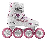 Roces Damen Radon Women TIF Inline Skates, White-Magenta, 42
